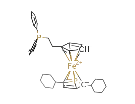 1'-[2-(diphenylphosphino)ethyl]-2,5-dicyclohexyl-1-phosphaferrocene
