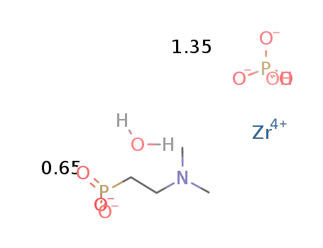 zirconium phosphate phosphonate monohydrate
