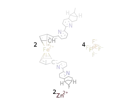 [Zn2(bis((R,R)-(-)-[5,6]pinene-bipyridyl)-[1,1'-ferrocene])2](PF6)4