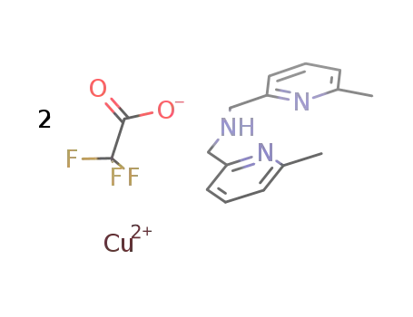[Cu(bis(6-methyl-2-pyridylmethyl)amine)](CF3COO)2