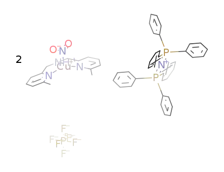 [Cu(bis(6-methyl-2-pyridylmethyl)amine)(NO2)]2[((C6H5)3P)2N](PF6)