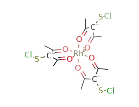 tris(2-chlorosulfenyl-2,4-pentanedionato)rhodium(III)