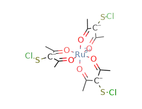 tris(2-chlorosulfenyl-2,4-pentanedionato)ruthenium(III)
