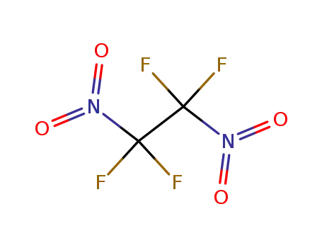 Molecular Structure of 356-16-1 (1,2-Dinitro-1,1,2,2-tetrafluoroethane)