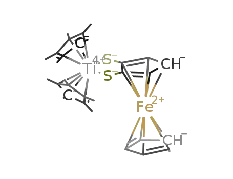2,2-bis(η5-pentamethylcyclopentadienyl)ferroceno[1,2-d][1,3,2]dithiatitanole