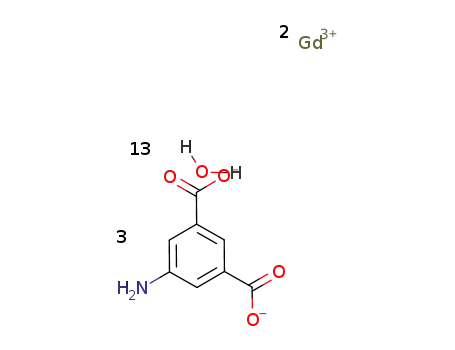 gadolinium(III) 5-aminoisophthalate tridecahydrate
