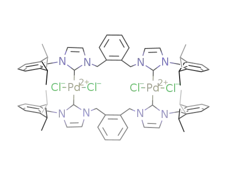 dichloro(α,α'-bis[3-(2,6-diisopropylphenyl)imidazol-2-ylidene]-o-xylene)palladium