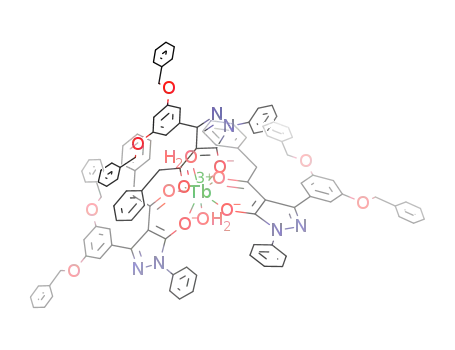 [Tb(1-phenyl-3-(3,5-dibenzyloxy)phenyl-4-phenylacetyl-5-pyrazolone-H)3(H2O)2]