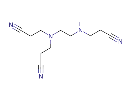 Molecular Structure of 56576-72-8 (Propanenitrile, 3,3'-[[2-[(2-cyanoethyl)amino]ethyl]imino]bis-)