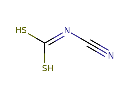 Molecular Structure of 108-04-3 (Carbamodithioic acid, cyano-)