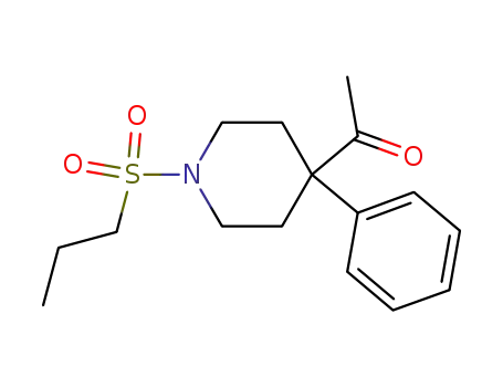 4-acetyl-4-phenyl-1-(propylsulfonyl)piperidine
