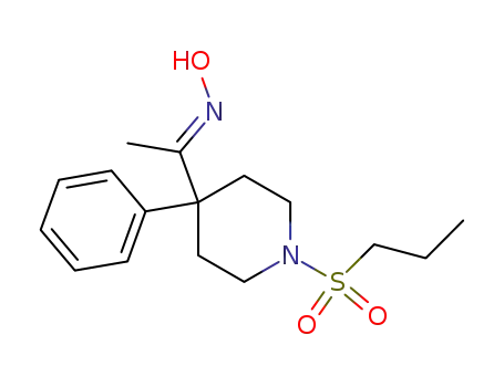 (1E)-1-[4-phenyl-1-(propylsulfonyl)piperidin-4-yl]ethanone oxime