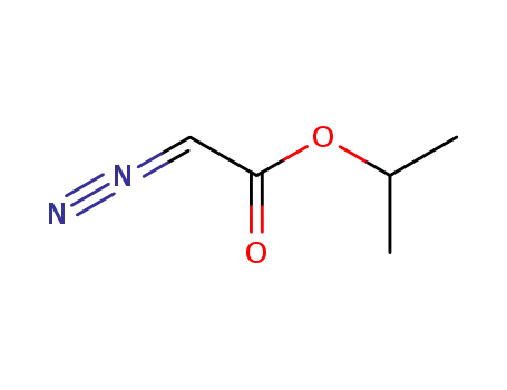 Molecular Structure of 22136-61-4 (Acetic acid, diazo-, 1-methylethyl ester)