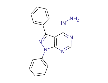 4-hydrazino-1,3-diphenylpyrazolo[3,4-d]pyrimidine