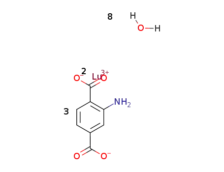 {Lu2(H2O)4(2-aminoterephthalic acid)3·4H2O}n