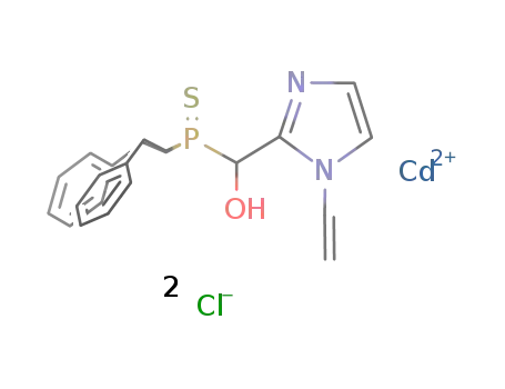 (2-[bis(2-phenylethyl)thiophosphorylhydroxymethyl]-1-vinylimidazole)dichlorocadmium
