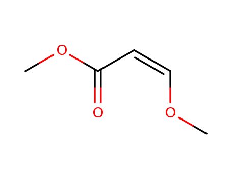 Molecular Structure of 5739-81-1 (2-Propenoic acid, 3-methoxy-, methyl ester, (Z)-)