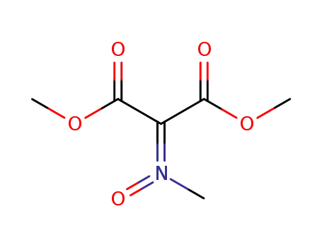 Molecular Structure of 62619-42-5 (Propanedioic acid, (methyloxidoimino)-, dimethyl ester)