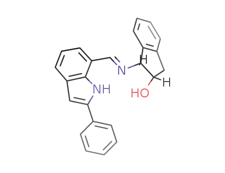 (1S,2R)-(-)-cis-1-((1-(2-phenyl-1H-indol-7-yl)-methylidene)-amino)-indan-2-ol