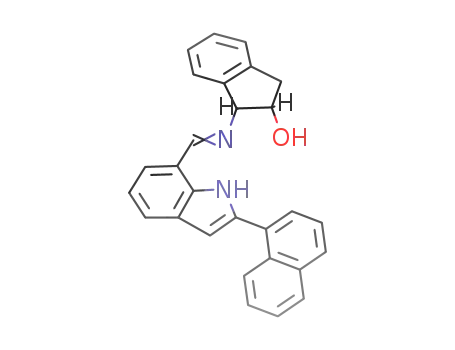 (1S,2R)-(-)-cis-1-((1-(2-naphthalin-1-yl-1H-indol-7-yl)-methylidene)-amino)-indan-2-ol