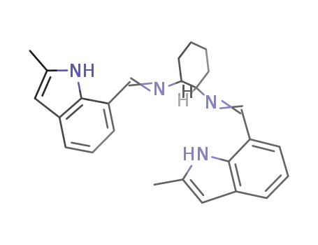 (1R,2R)-N,N'-bis-[1-(2-methyl-1H-indol-7-yl)-methylidene]-cyclohexane-1,2-diamine