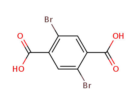 Molecular Structure of 13731-82-3 (2,5-Dibromoterephthalic acid)