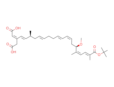 (Z)-3-[(1E,3S,5E,9E,11Z,14R,15Z,17E)-19-tert-butoxy-14-methoxy-3,15,18-trimethyl-19-oxononadeca-1,5,9,11,15,17-hexaenyl]pent-2-enedioic acid