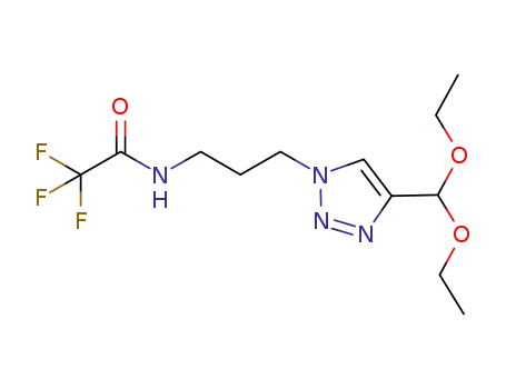 4-diethoxymethyl-1-(3-trifluoroacetamidopropyl)-1,2,3-triazole