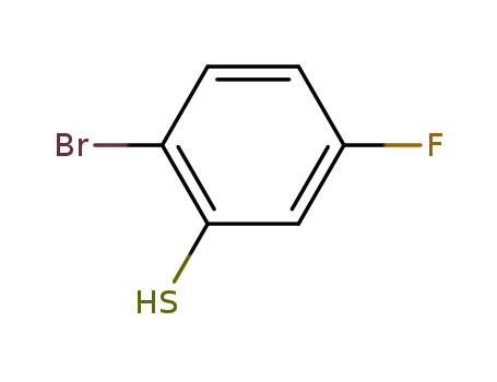 Molecular Structure of 55389-14-5 (2-bromo-5-fluorobenzenethiol)