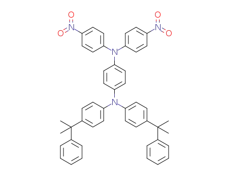 N,N-bis(4-nitrophenyl)-N',N'-bis[4-(2-phenyl-2-isopropyl)phenyl]-1,4-phenylenediamine