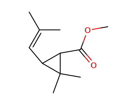 Cyclopropanecarboxylicacid, 2,2-dimethyl-3-(2-methyl-1-propen-1-yl)-, methyl ester cas  5460-63-9
