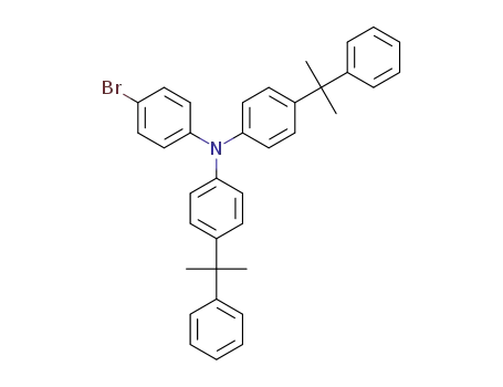 N-(4-bromophenyl)-4-(2-phenylpropan-2-yl)-N-(4-(2-phenylpropan-2-yl)phenyl)benzeneamine