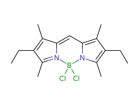 4,4-dichloro-2,6-diethyl-1,3,5,7-tetramethyl-8H-4-bora-3a,4a-diaza-s-indacene