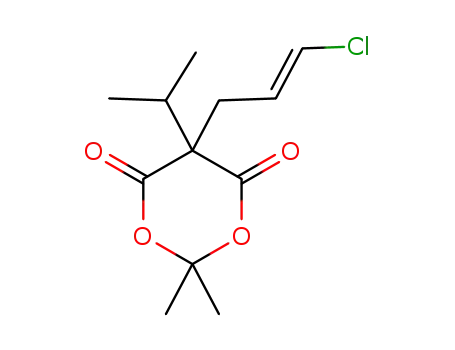 5-(3-chloro-allyl)-5-isopropyl-2,2-dimethyl-[1,3]dioxane-4,6-dione