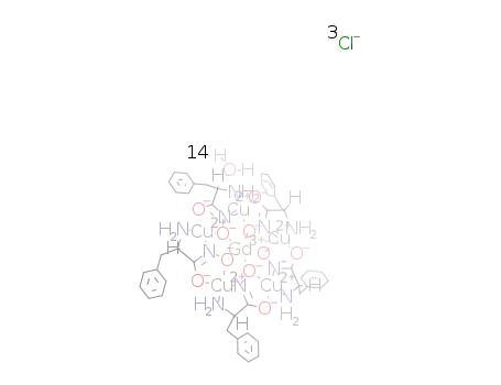 [Gd(CuC2H3N2(CH2C6H5)O2)5](3+)*3Cl(1-)*14H2O=[Gd(CuC2H3N2(CH2C6H5)O2)5]Cl3*14H2O