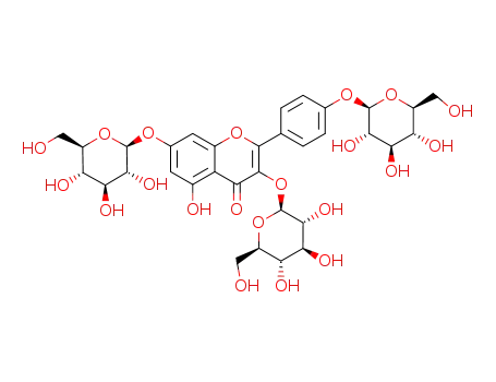 kaempferol 3,7,4'-tri-O-β-D-glucopyranoside