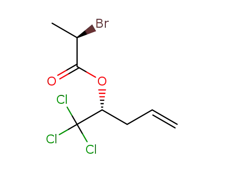 (R)-1,1,1-trichloropent-4-en-2-yl (R’)-2-bromopropanoate