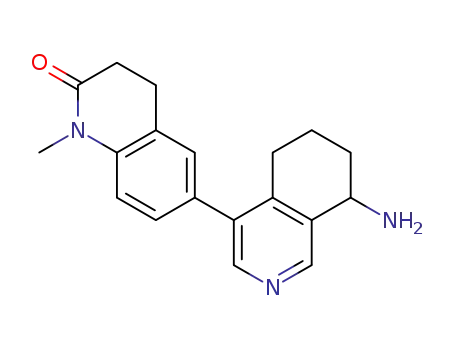 (rac)-6-(8-amino-5,6,7,8-tetrahydroisoquinolin-4-yl)-1-methyl-3,4-dihydroquinolin-2(1H)-one