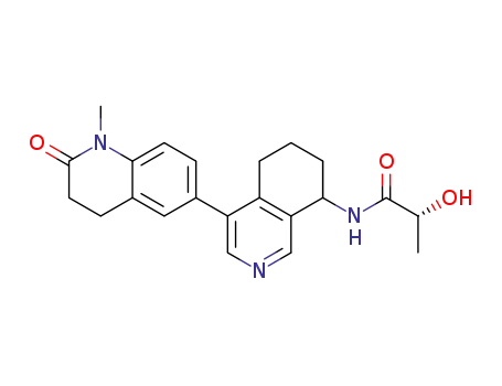 (2R)-2-hydroxy-N-[(4R,S)-4-(1-methyl-2-oxo-1,2,3,4-tetrahydroquinolin-6-yl)-5,6,7,8-tetrahydroisoquinolin-8-yl]propanamide