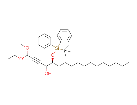(S)-5-(tert-butyldiphenylsilyloxy)-1,1-diethoxyheptadec-2-yn-4-ol