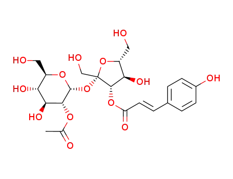 2'-O-acetyl-3-O-(E)-p-coumaroylsucrose