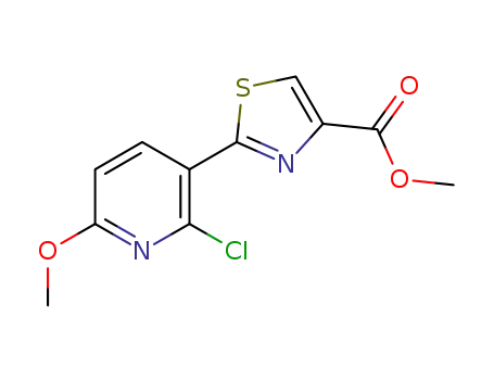2-chloro-6-methoxy-3-[4-(methoxycarbonyl)thiazol-2-yl]pyridine