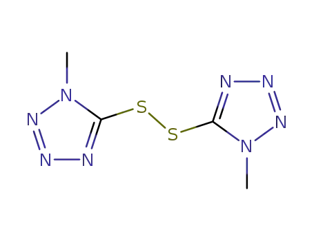 Molecular Structure of 62671-38-9 (5,5'-dithiobis(1-methyltetrazole))