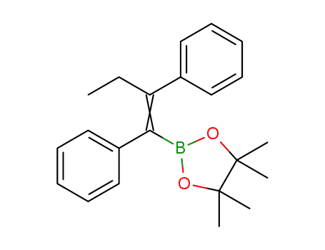 2-(1,2-diphenylbut-1-en-1-yl)-4,4,5,5-tetramethyl-1,3,2-dioxaborolane