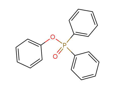 Molecular Structure of 1706-96-3 (Diphenylphosphinic acid phenyl ester)