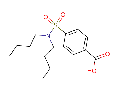 Molecular Structure of 547-35-3 (P-(DIBUTYLSULFAMOYL)BENZOICACID)