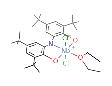 (bis(3,5-di-tert-butyl-2-phenol)amine-3H)NbCl2(Et2O)