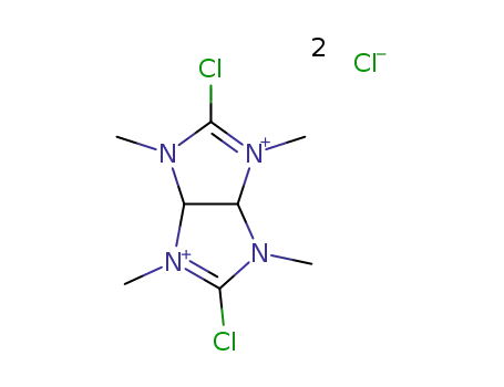 2,5-dichloro-1,3,4,6-tetramethyl-3,3a,6,6a-tetrahydroimidazo[4,5-d]imidazol-1,4-diylium dichloride
