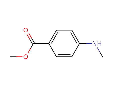 Molecular Structure of 18358-63-9 (METHYL 4-METHYLAMINOBENZOATE)