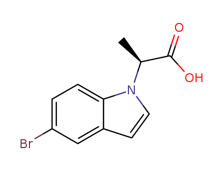 (2S)-2-(5-bromo-1H-indol-1-yl)propanoic acid
